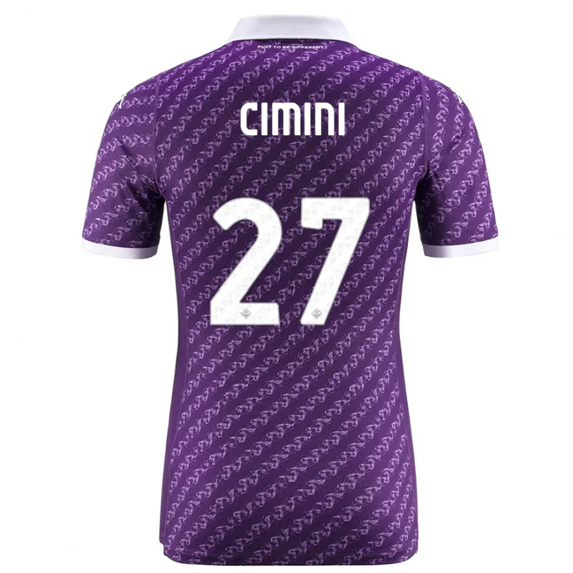 Danxen Niño Camiseta Linda Tucceri Cimini #27 Violeta 1ª Equipación 2023/24 La Camisa