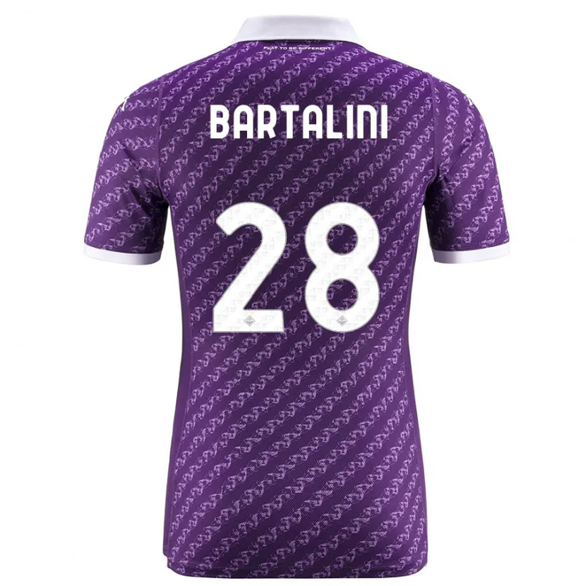 Danxen Niño Camiseta Viola Bartalini #28 Violeta 1ª Equipación 2023/24 La Camisa