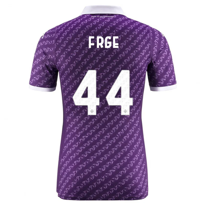 Danxen Niño Camiseta Emma Færge #44 Violeta 1ª Equipación 2023/24 La Camisa