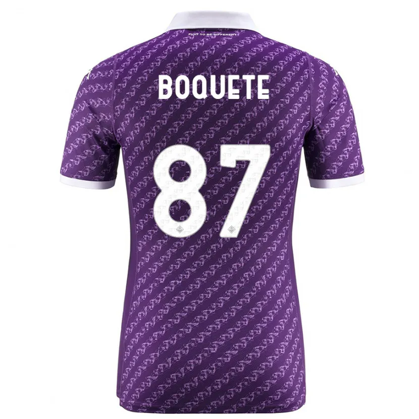 Danxen Niño Camiseta Verónica Boquete #87 Violeta 1ª Equipación 2023/24 La Camisa