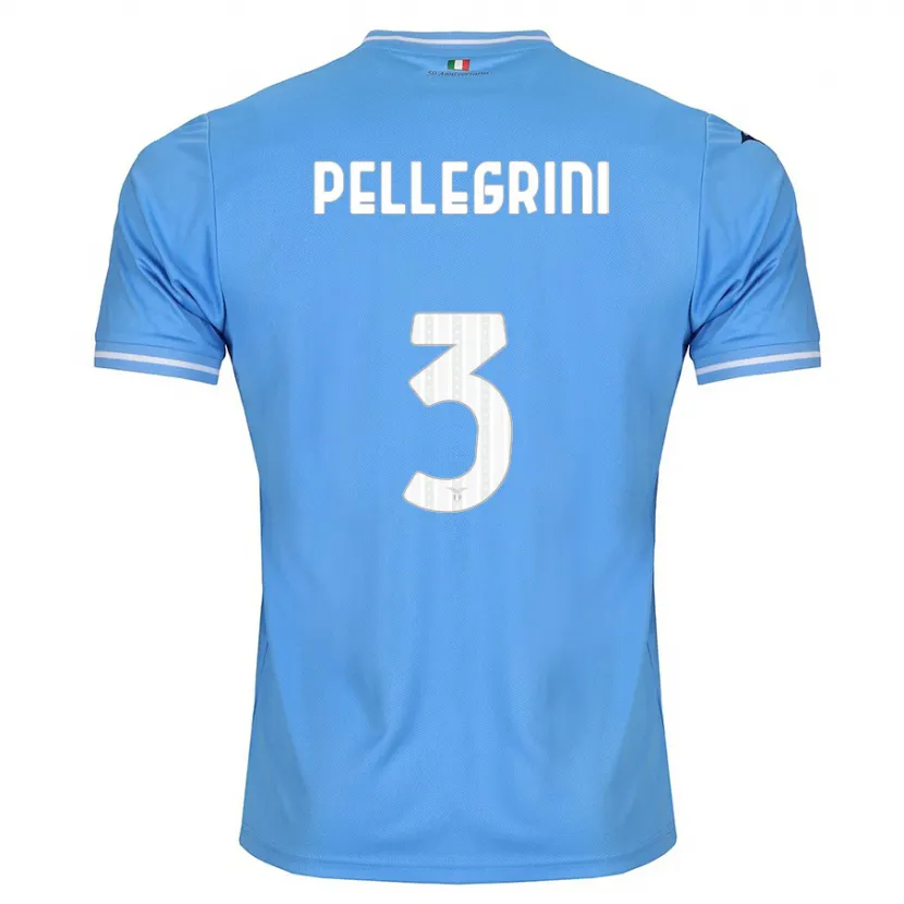 Danxen Niño Camiseta Luca Pellegrini #3 Azul 1ª Equipación 2023/24 La Camisa