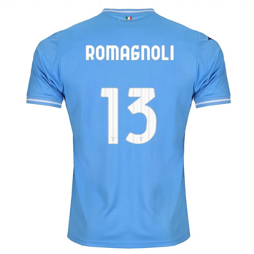 Danxen Niño Camiseta Alessio Romagnoli #13 Azul 1ª Equipación 2023/24 La Camisa