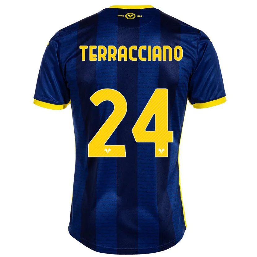 Danxen Niño Camiseta Filippo Terracciano #24 Armada 1ª Equipación 2023/24 La Camisa