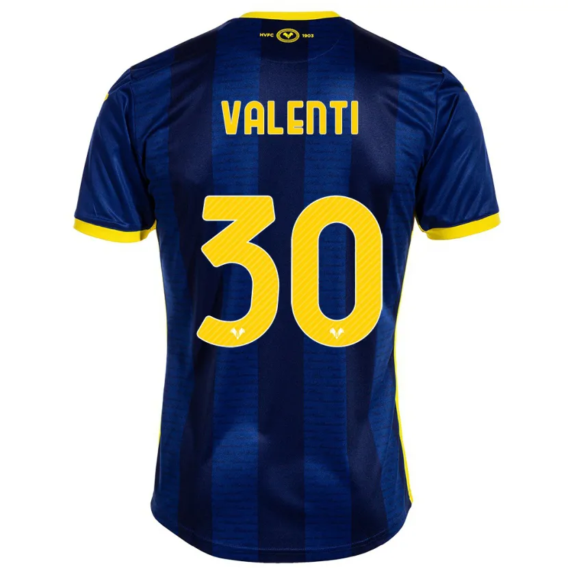 Danxen Niño Camiseta Francesco Valenti #30 Armada 1ª Equipación 2023/24 La Camisa