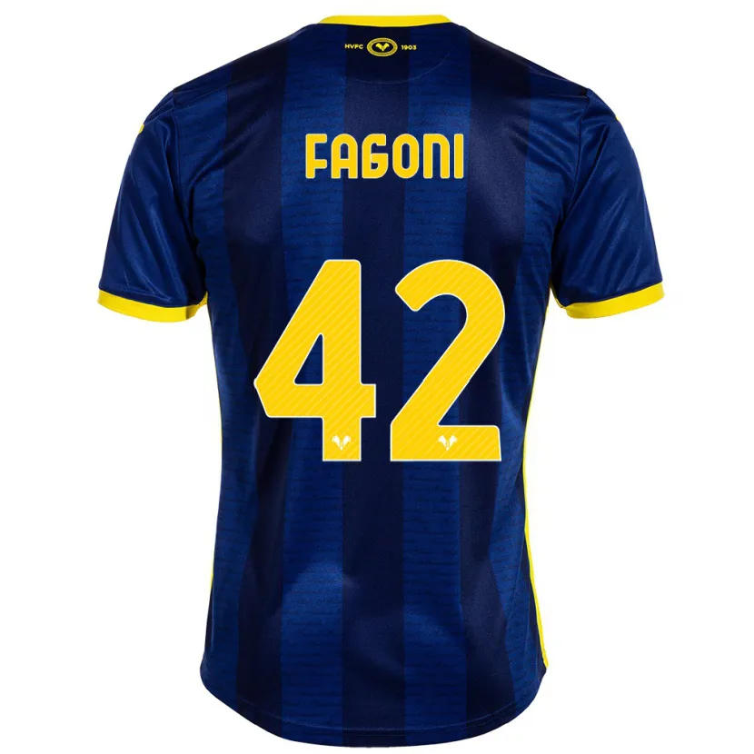 Danxen Niño Camiseta Marco Fagoni #42 Armada 1ª Equipación 2023/24 La Camisa