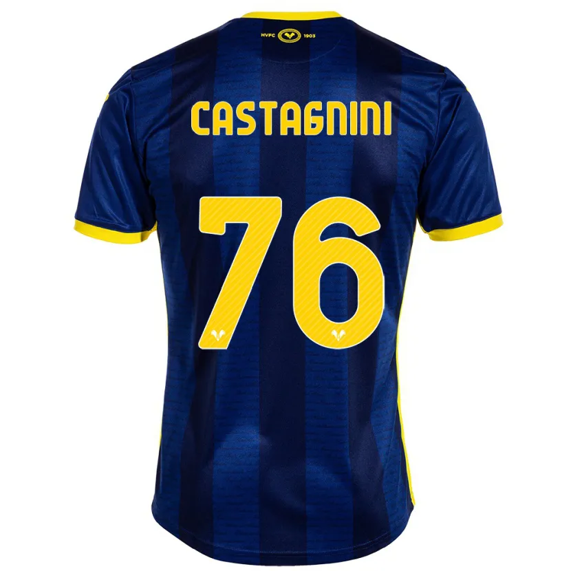 Danxen Niño Camiseta Mirko Castagnini #76 Armada 1ª Equipación 2023/24 La Camisa