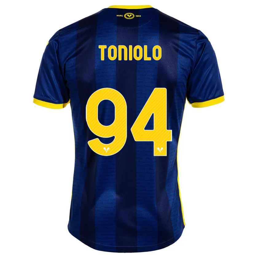 Danxen Niño Camiseta Giacomo Toniolo #94 Armada 1ª Equipación 2023/24 La Camisa