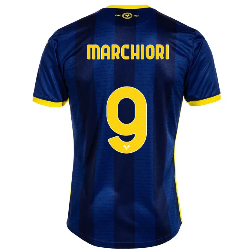 Danxen Niño Camiseta Giorgia Marchiori #9 Armada 1ª Equipación 2023/24 La Camisa