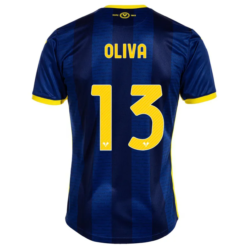 Danxen Niño Camiseta Eleonora Oliva #13 Armada 1ª Equipación 2023/24 La Camisa