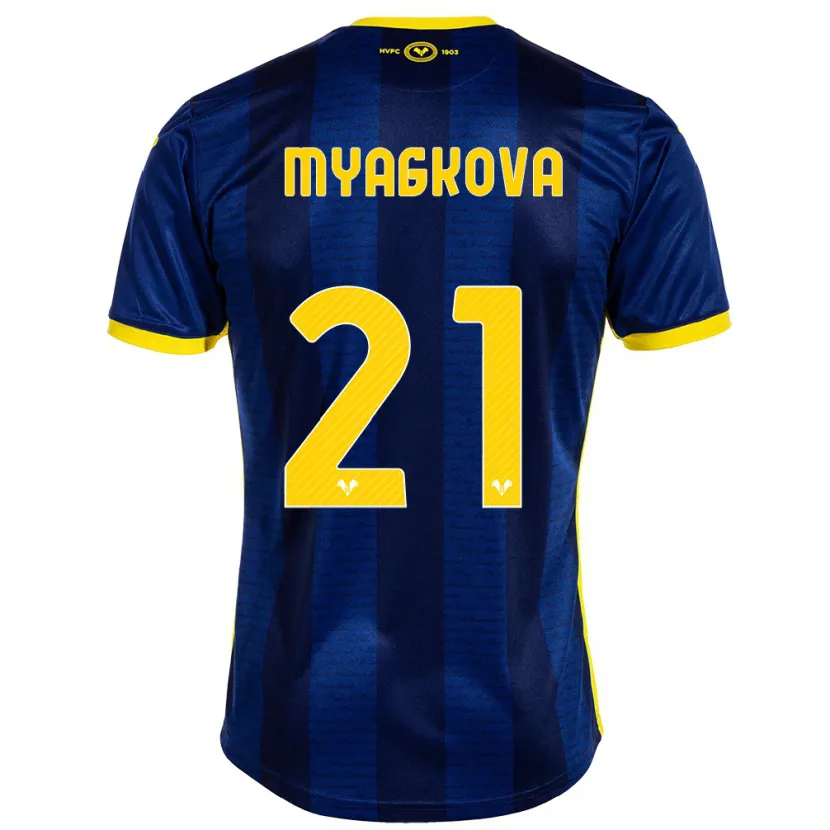 Danxen Niño Camiseta Alina Myagkova #21 Armada 1ª Equipación 2023/24 La Camisa