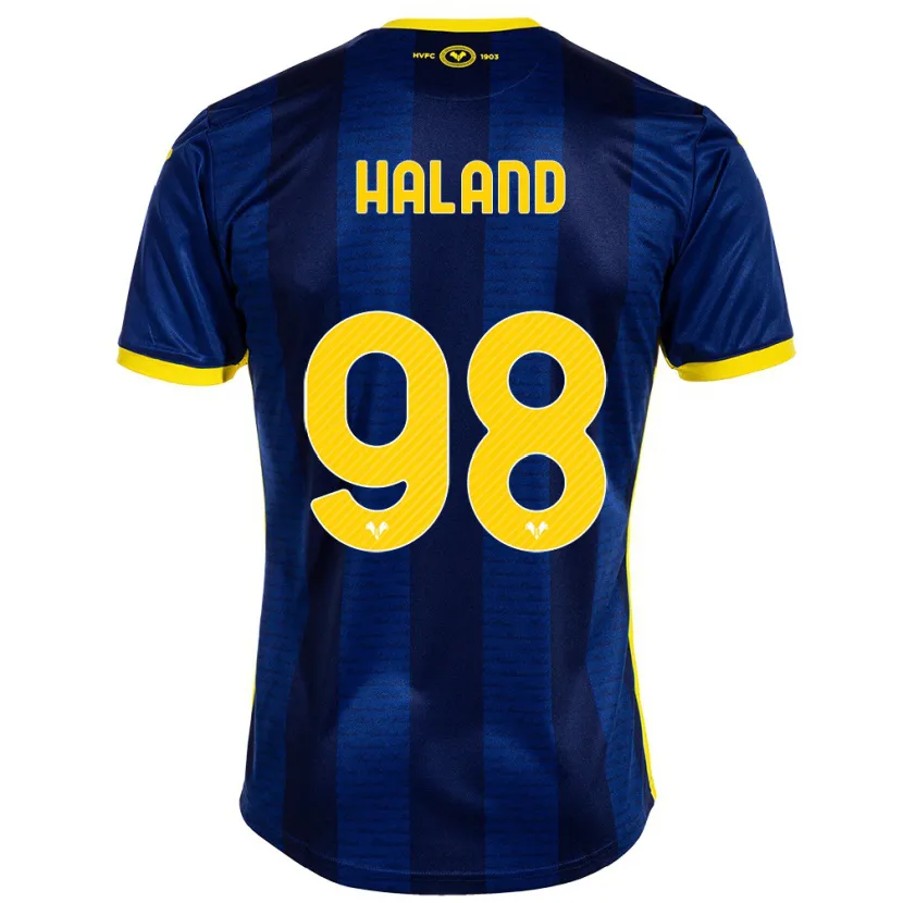 Danxen Niño Camiseta Benedicte Iversen Håland #98 Armada 1ª Equipación 2023/24 La Camisa