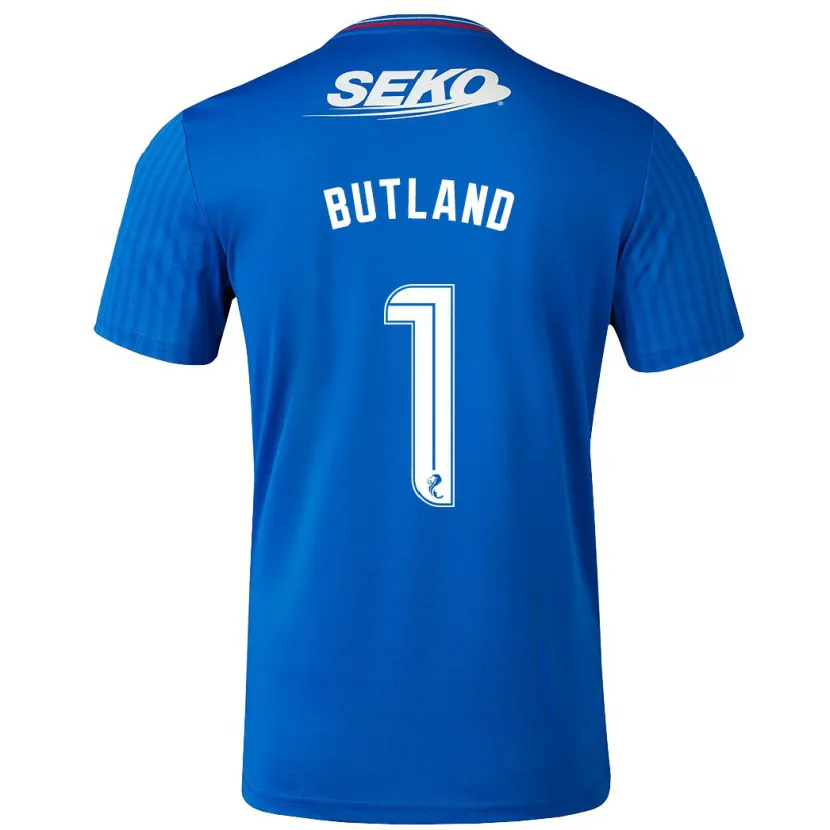 Danxen Niño Camiseta Jack Butland #1 Azul 1ª Equipación 2023/24 La Camisa