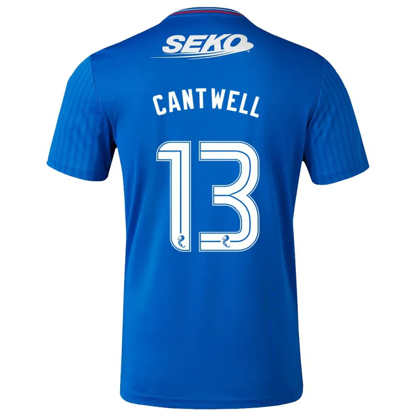 Danxen Niño Camiseta Todd Cantwell #13 Azul 1ª Equipación 2023/24 La Camisa