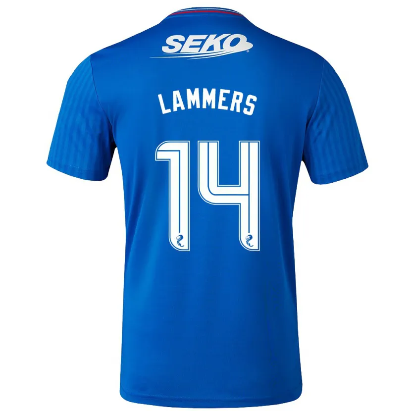 Danxen Niño Camiseta Sam Lammers #14 Azul 1ª Equipación 2023/24 La Camisa