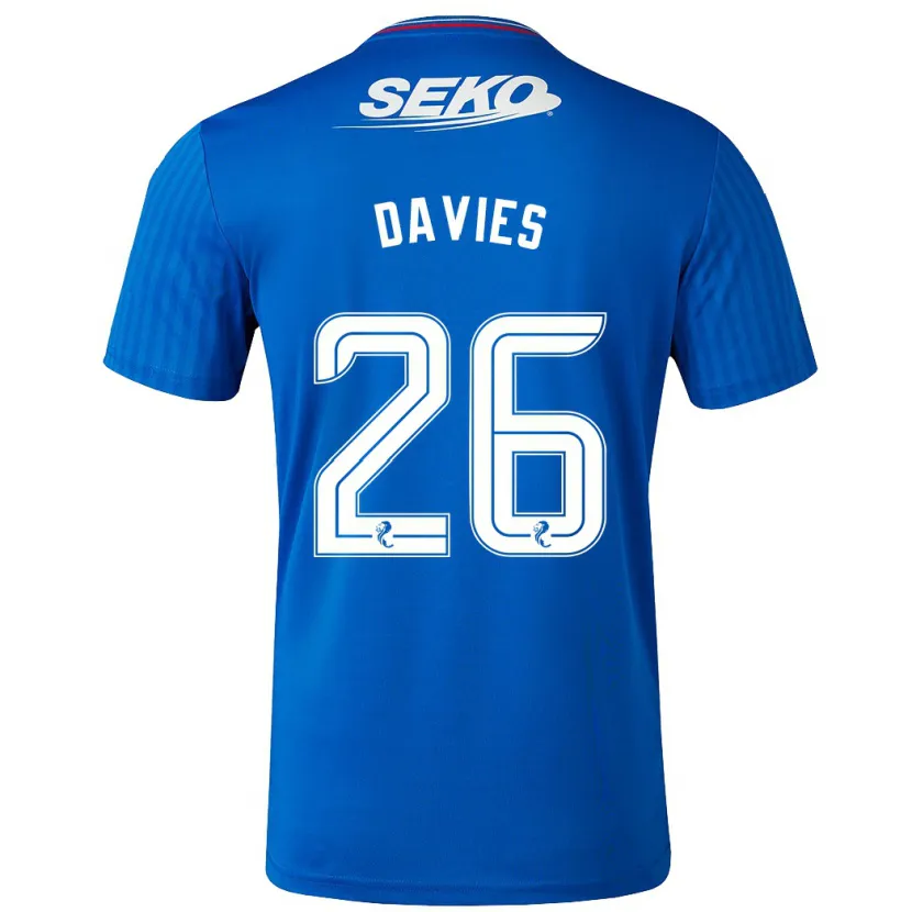 Danxen Niño Camiseta Ben Davies #26 Azul 1ª Equipación 2023/24 La Camisa