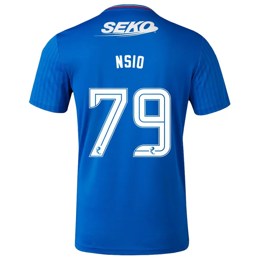 Danxen Niño Camiseta Paul Nsio #79 Azul 1ª Equipación 2023/24 La Camisa