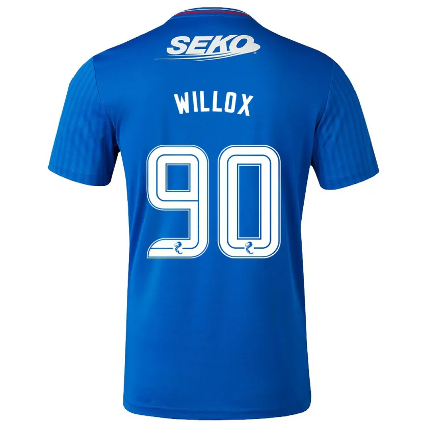 Danxen Niño Camiseta Kieron Willox #90 Azul 1ª Equipación 2023/24 La Camisa