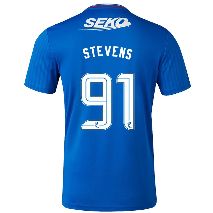 Danxen Niño Camiseta Archie Stevens #91 Azul 1ª Equipación 2023/24 La Camisa