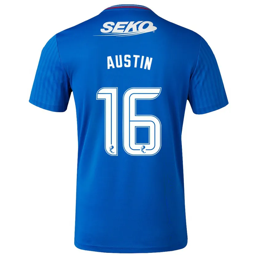 Danxen Niño Camiseta Eilidh Austin #16 Azul 1ª Equipación 2023/24 La Camisa