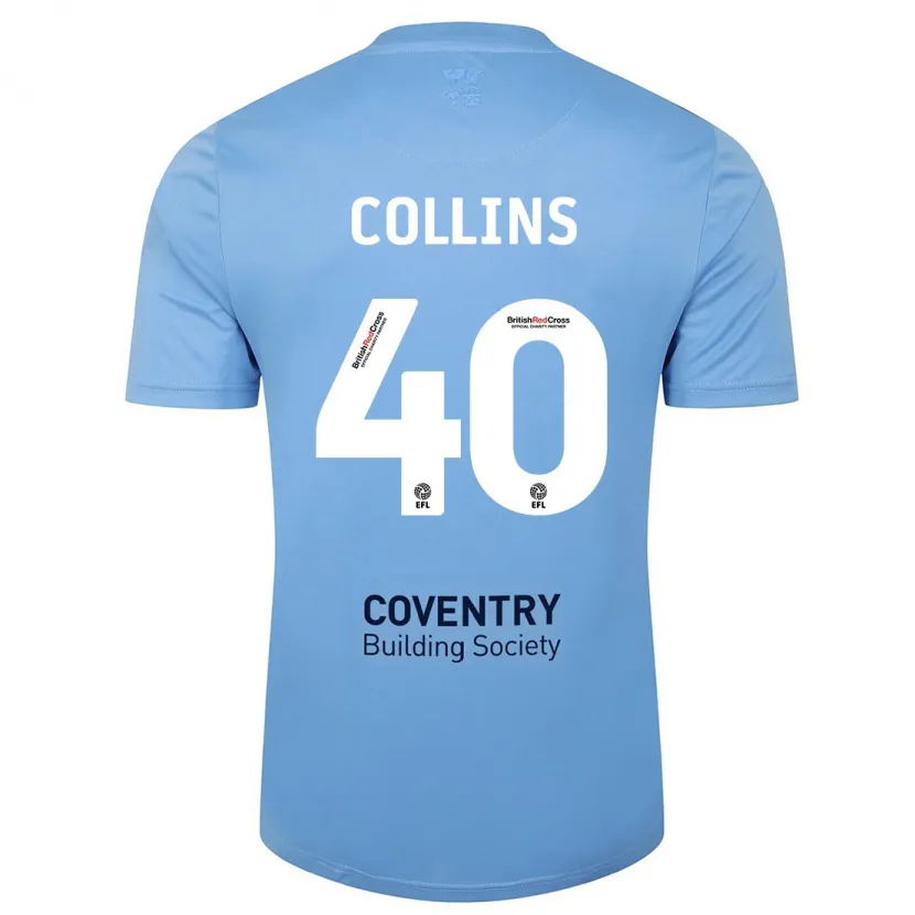 Danxen Niño Camiseta Brad Collins #40 Cielo Azul 1ª Equipación 2023/24 La Camisa