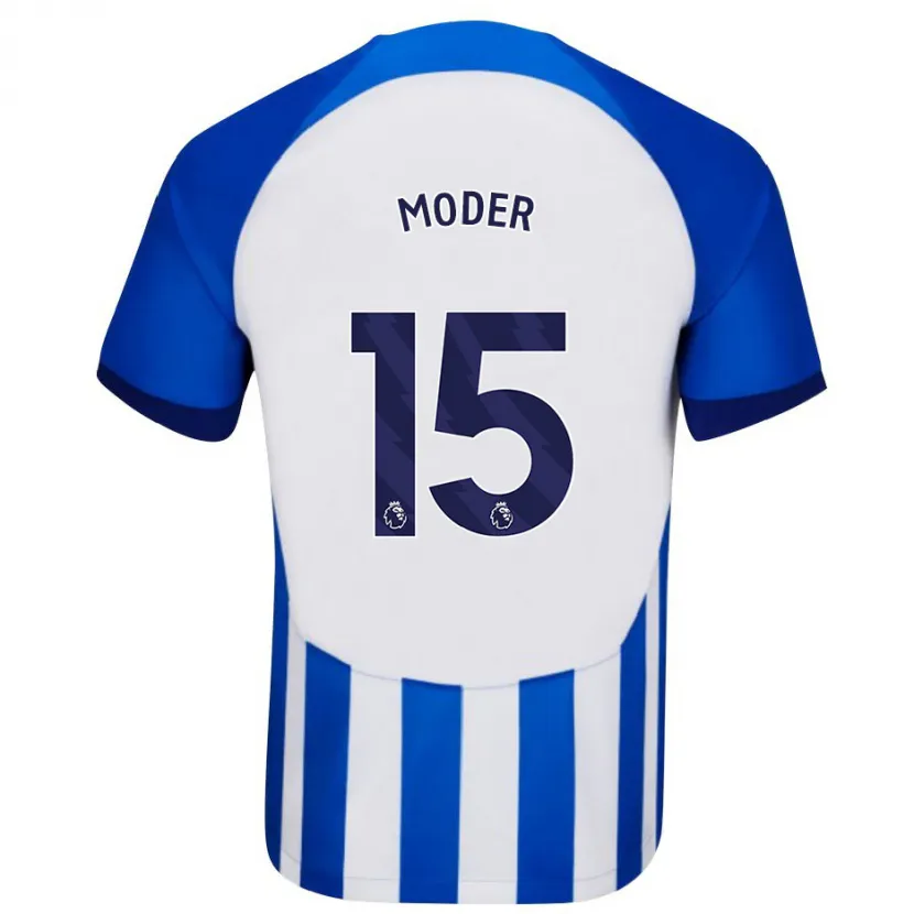 Danxen Niño Camiseta Jakub Moder #15 Azul 1ª Equipación 2023/24 La Camisa