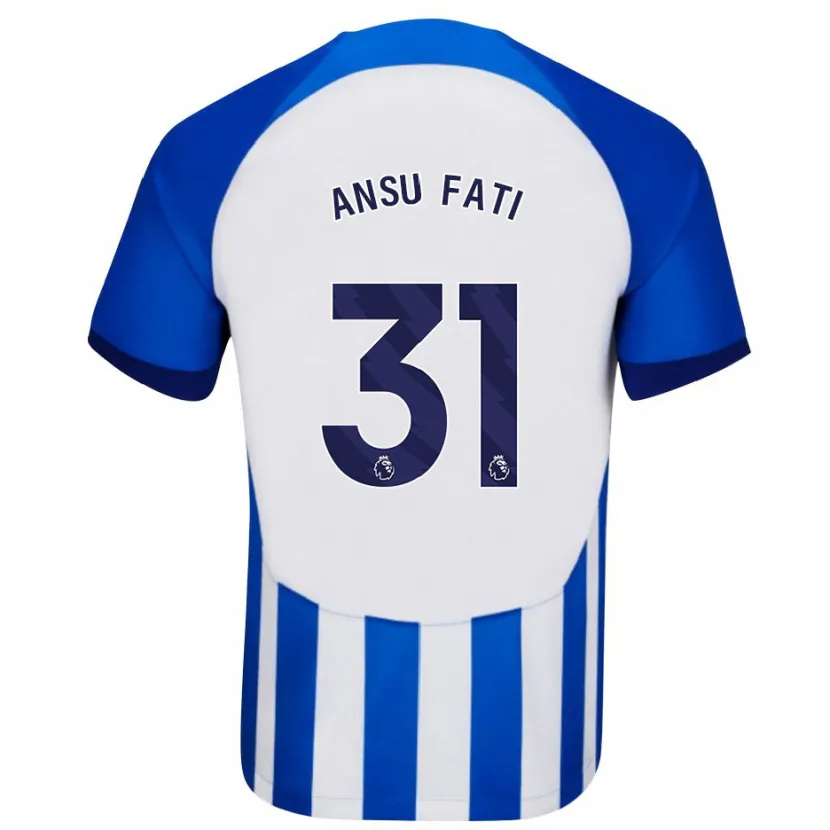 Danxen Niño Camiseta Ansu Fati #31 Azul 1ª Equipación 2023/24 La Camisa