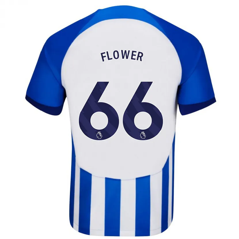 Danxen Niño Camiseta Louis Flower #66 Azul 1ª Equipación 2023/24 La Camisa