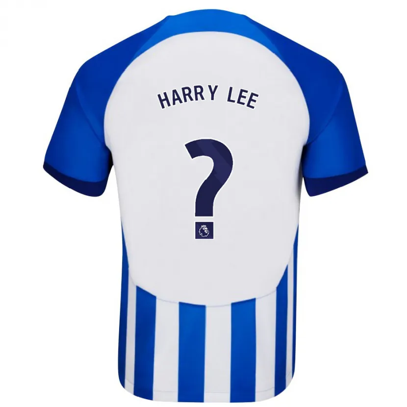 Danxen Niño Camiseta Harry Lee #0 Azul 1ª Equipación 2023/24 La Camisa