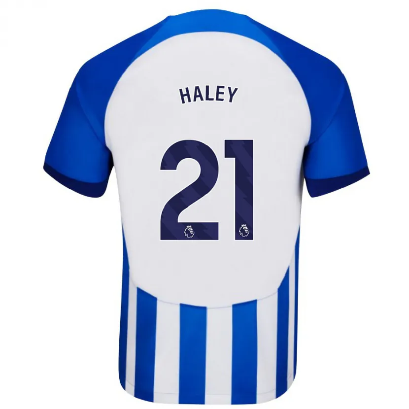 Danxen Niño Camiseta Madison Haley #21 Azul 1ª Equipación 2023/24 La Camisa