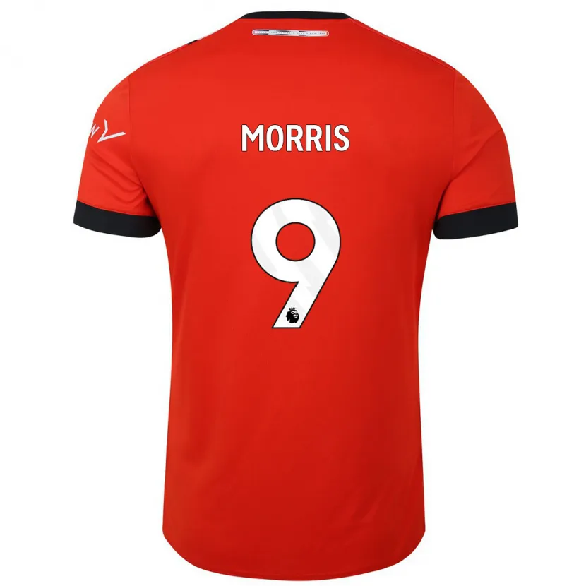 Danxen Niño Camiseta Carlton Morris #9 Rojo 1ª Equipación 2023/24 La Camisa