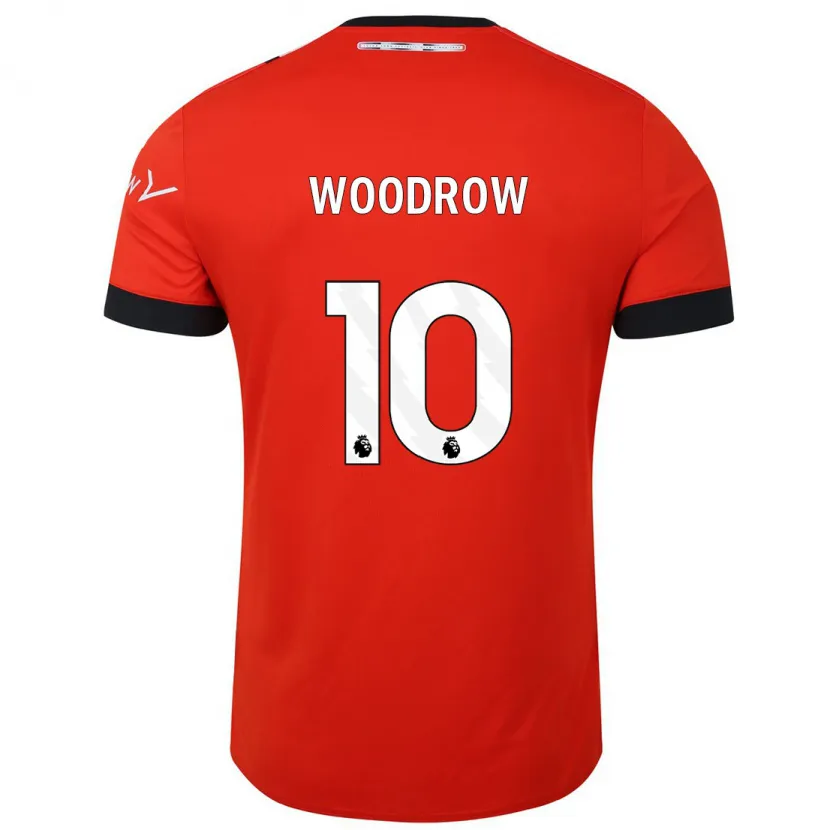 Danxen Niño Camiseta Cauley Woodrow #10 Rojo 1ª Equipación 2023/24 La Camisa