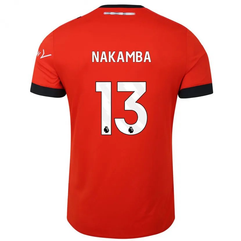 Danxen Niño Camiseta Marvelous Nakamba #13 Rojo 1ª Equipación 2023/24 La Camisa