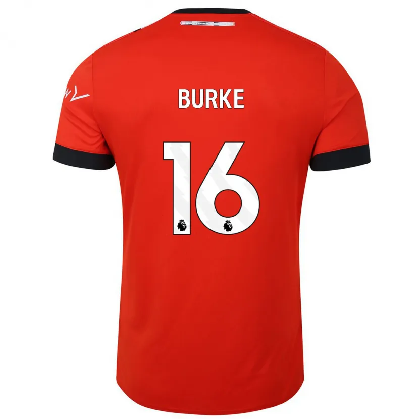 Danxen Niño Camiseta Reece Burke #16 Rojo 1ª Equipación 2023/24 La Camisa