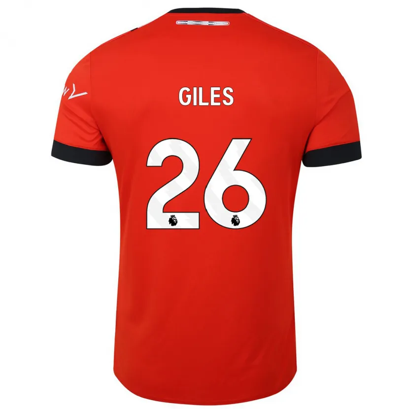 Danxen Niño Camiseta Ryan Giles #26 Rojo 1ª Equipación 2023/24 La Camisa