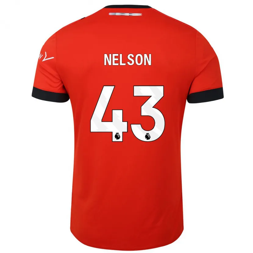 Danxen Niño Camiseta Zack Nelson #43 Rojo 1ª Equipación 2023/24 La Camisa