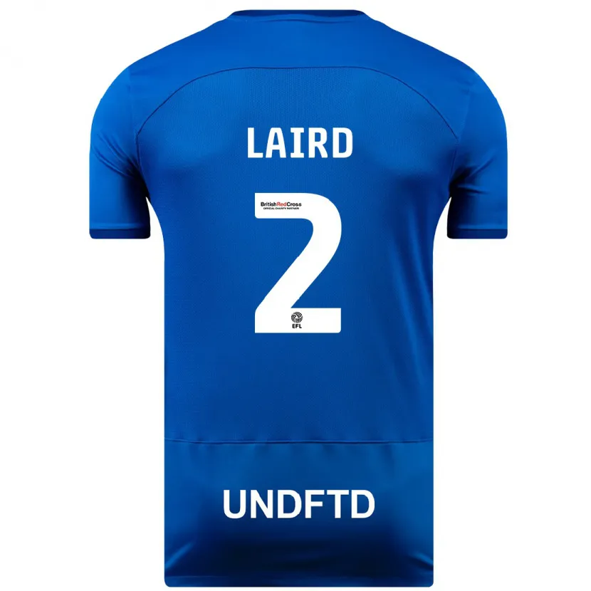 Danxen Niño Camiseta Ethan Laird #2 Azul 1ª Equipación 2023/24 La Camisa