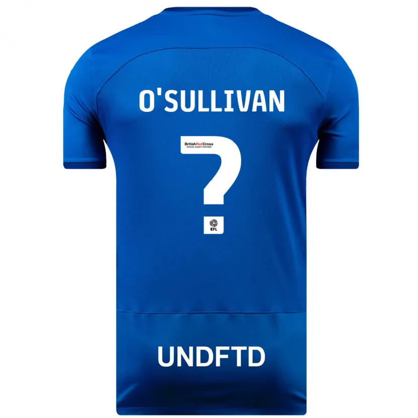 Danxen Niño Camiseta William O'sullivan #0 Azul 1ª Equipación 2023/24 La Camisa