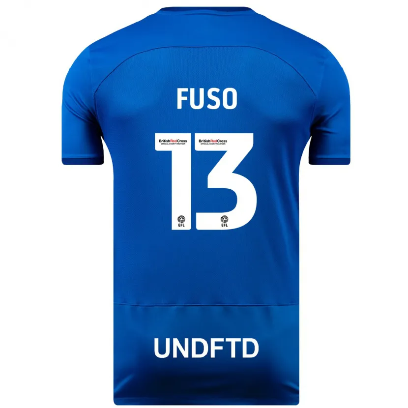 Danxen Niño Camiseta Ivana Fuso #13 Azul 1ª Equipación 2023/24 La Camisa