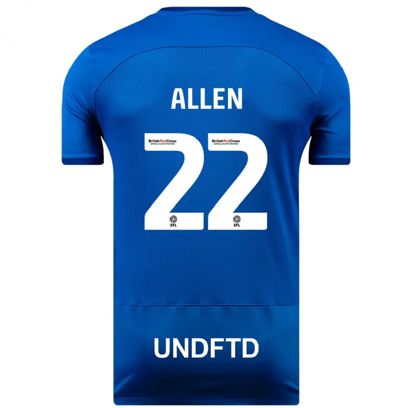 Danxen Niño Camiseta Remi Allen #22 Azul 1ª Equipación 2023/24 La Camisa