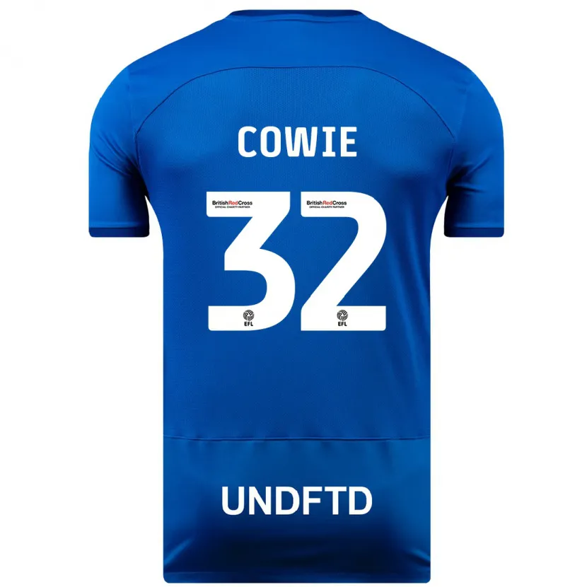 Danxen Niño Camiseta Abbie Cowie #32 Azul 1ª Equipación 2023/24 La Camisa