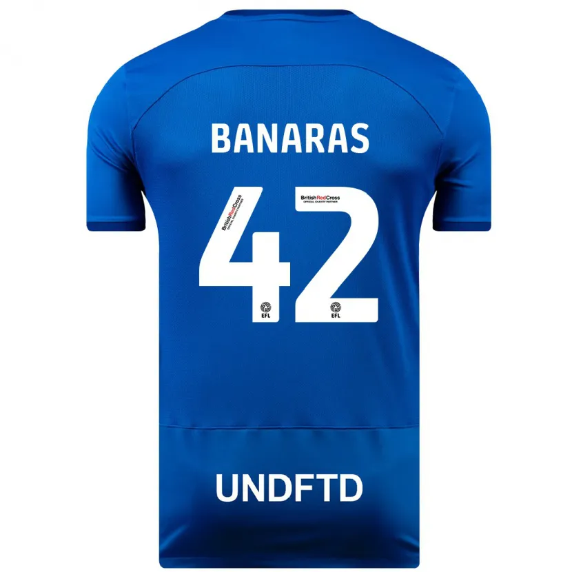 Danxen Niño Camiseta Layla Banaras #42 Azul 1ª Equipación 2023/24 La Camisa