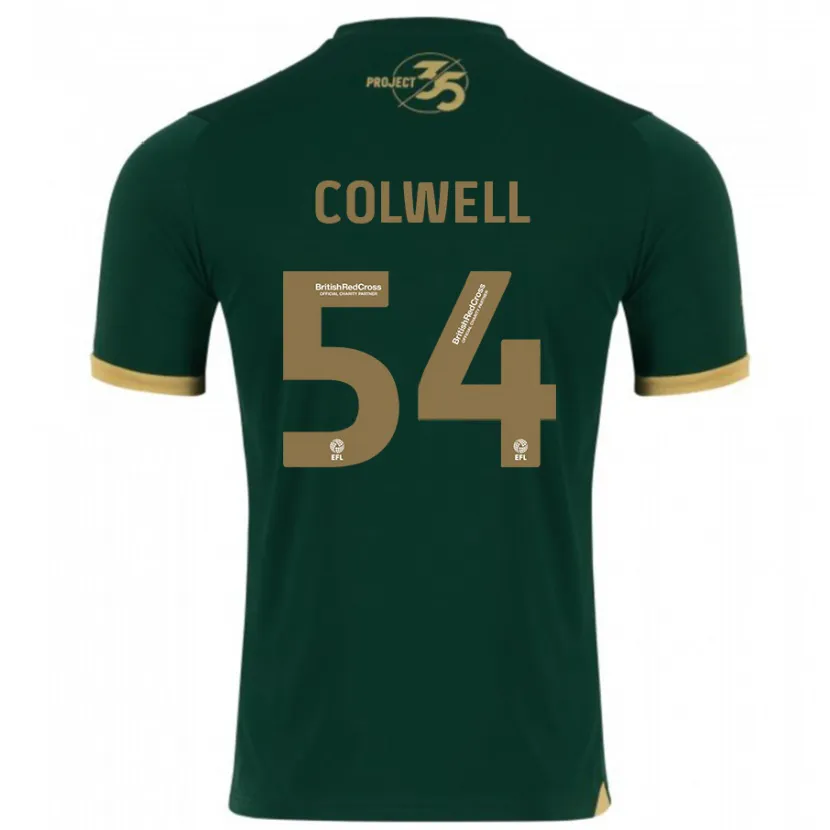 Danxen Niño Camiseta Lewis Colwell #54 Verde 1ª Equipación 2023/24 La Camisa