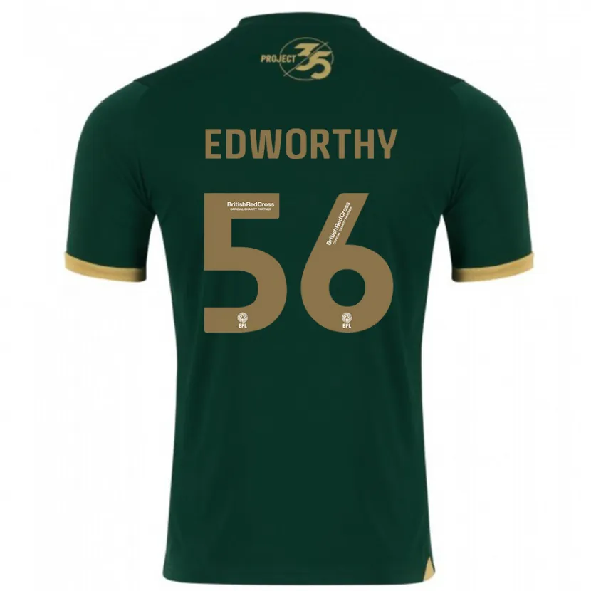 Danxen Niño Camiseta Kieran Edworthy #56 Verde 1ª Equipación 2023/24 La Camisa