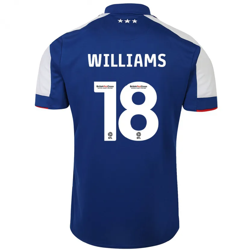 Danxen Niño Camiseta Brandon Williams #18 Azul 1ª Equipación 2023/24 La Camisa