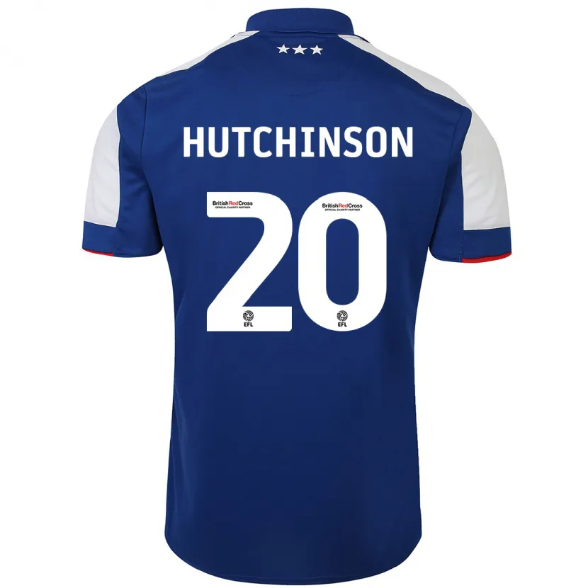 Danxen Niño Camiseta Omari Hutchinson #20 Azul 1ª Equipación 2023/24 La Camisa