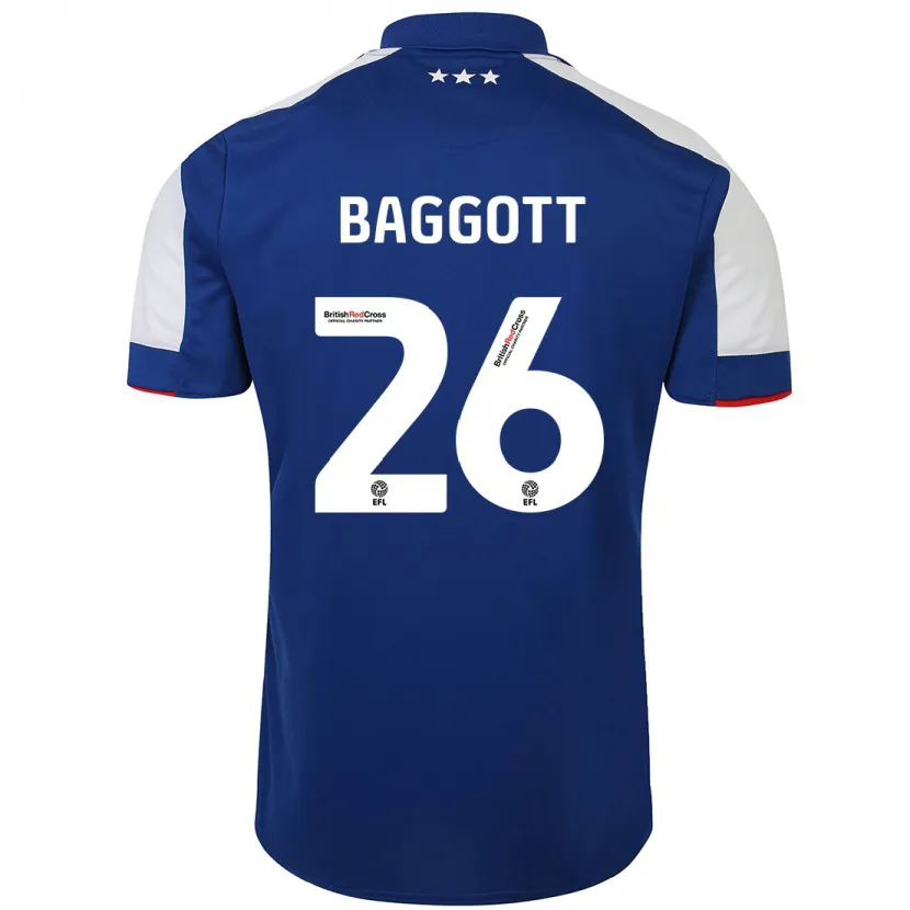 Danxen Niño Camiseta Elkan Baggott #26 Azul 1ª Equipación 2023/24 La Camisa