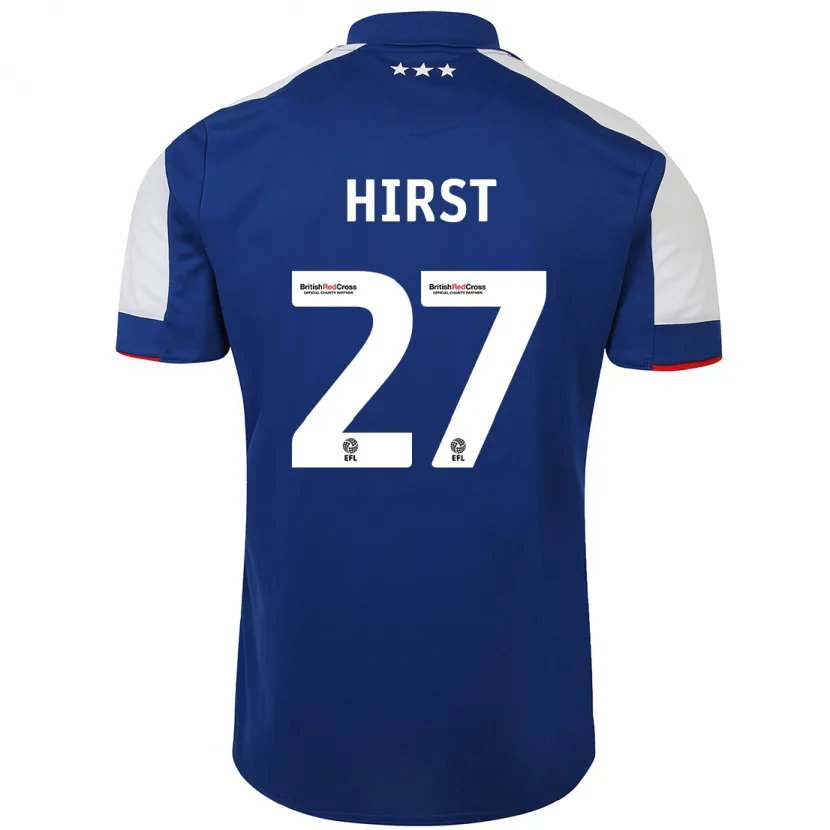 Danxen Niño Camiseta George Hirst #27 Azul 1ª Equipación 2023/24 La Camisa