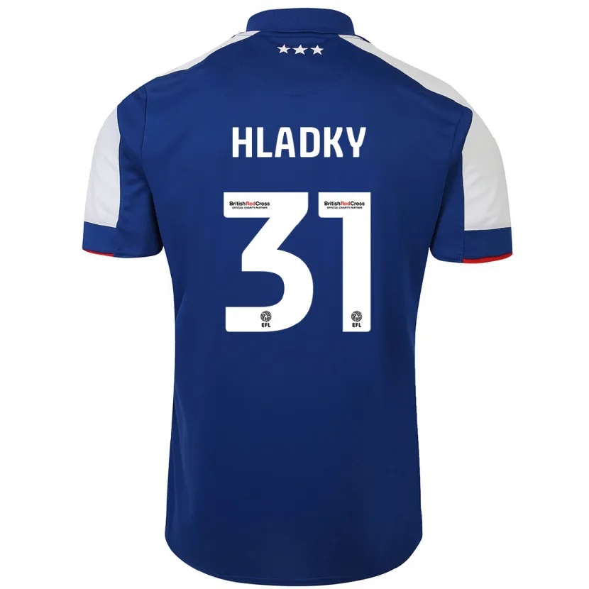 Danxen Niño Camiseta Vaclav Hladky #31 Azul 1ª Equipación 2023/24 La Camisa