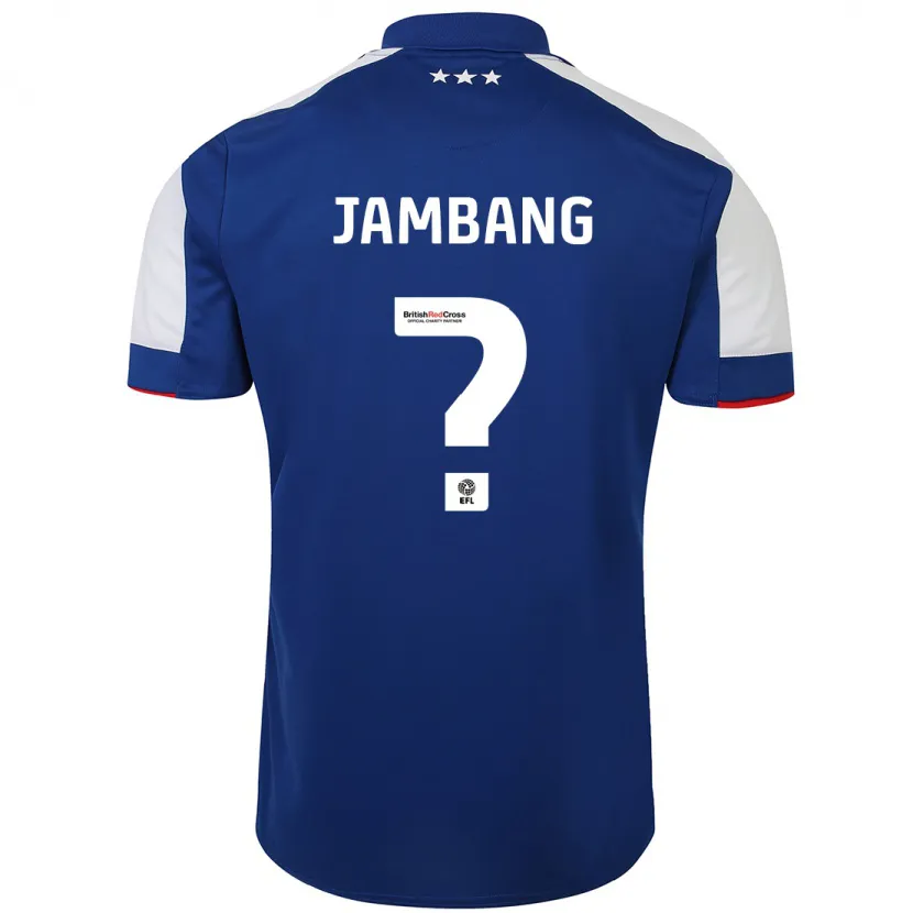 Danxen Niño Camiseta Ayyuba Jambang #0 Azul 1ª Equipación 2023/24 La Camisa