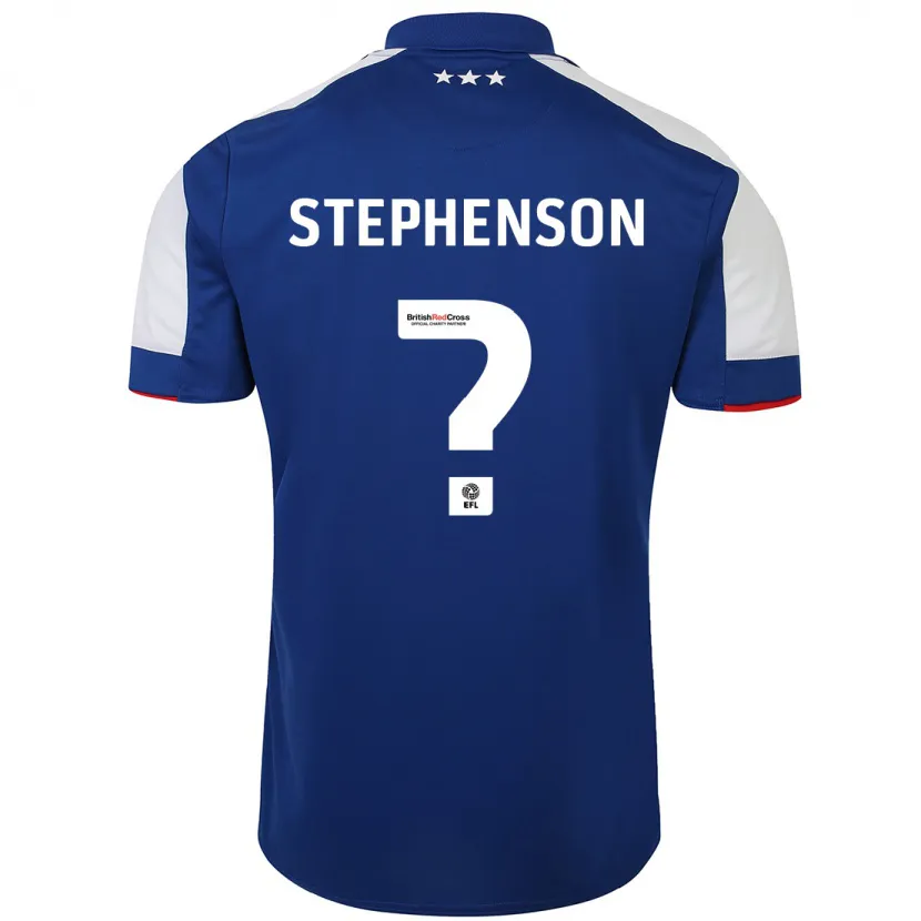 Danxen Niño Camiseta Sean Stephenson #0 Azul 1ª Equipación 2023/24 La Camisa